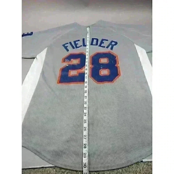 Detroit Tigers Prince Fielder MLB Genuine Merchandise Jersey Gray Button medium - Picture 8 of 13